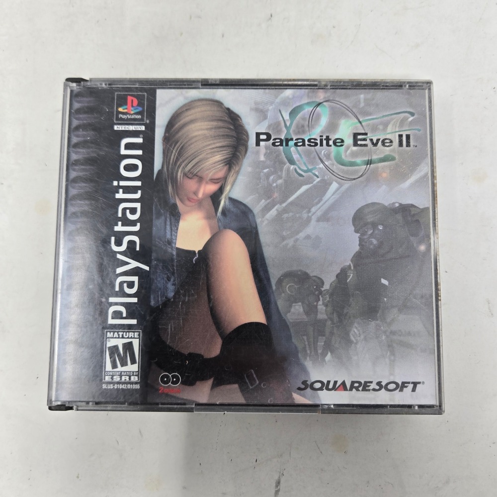 Parasite Eve II Sony PlayStation 1 PS1 2000 Squaresoft 2-Disc No Manual